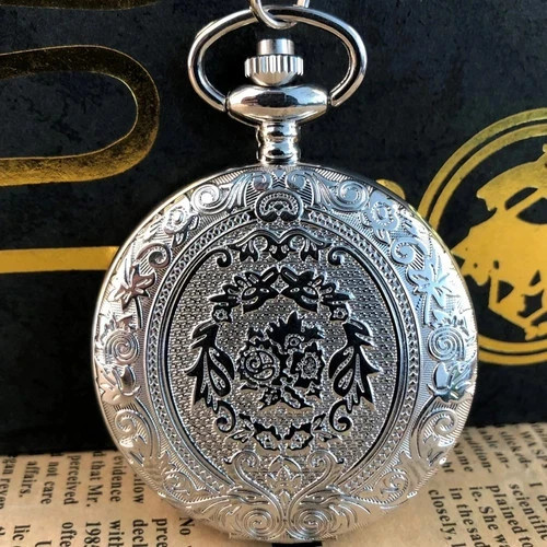 Vintage quartz silver pocket - vintage,