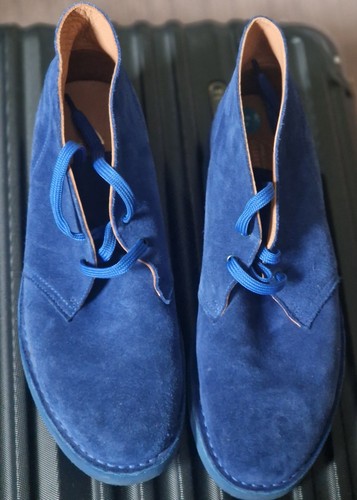 Clarks desert boots cobalt - –,