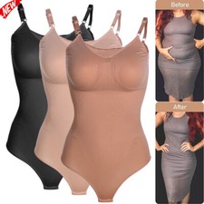 Women Firm Tummy Control Shapewear Breathable Smooth Full Body Shaper Bodysuit