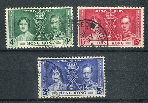 Hong kong 1937 kgvi - kong, coronation