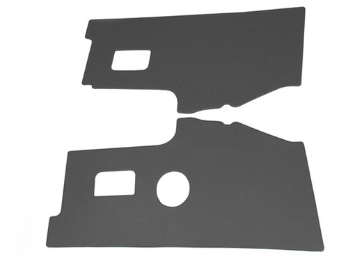 Black footwell boards for - black, vw