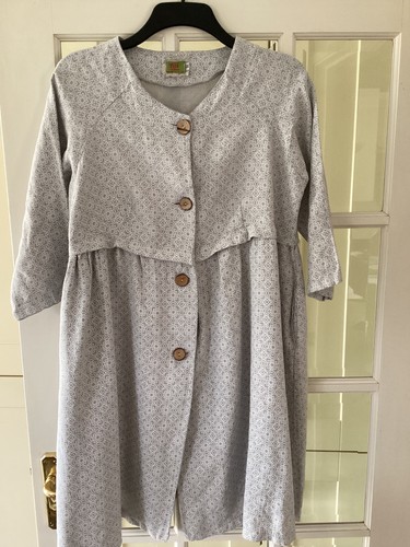 Italian heavy linen coat size