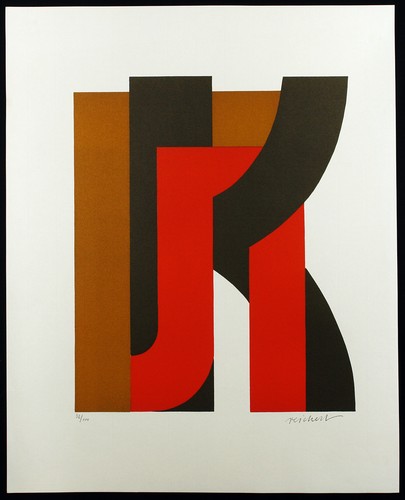 Typographic art 1969 - 1969., linocut