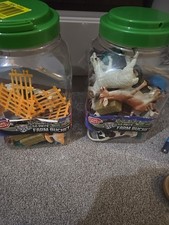 Farm Animals Toys Bundle Cows, Sheep, Pigs, Jungle Figures