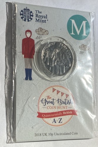 2018 royal mint 10p - uk,
