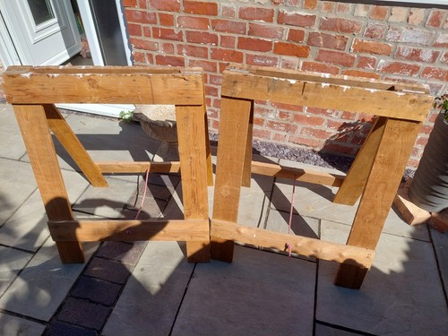 Trestles wooden - trestles, (1