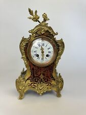 Boulle Mantle Clock Tortoise Shell Richard Et Cie Late 18th C’ 8 Day Time Piece