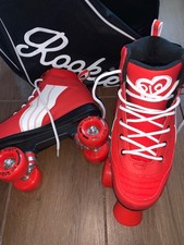 Red Skates ‘Rio Roller’ Boots UK 5 + carry bag - excellent cond. 80’s women/kids