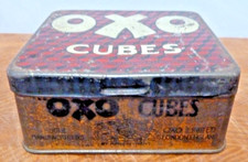Vintage OXO Tin Empty Held 50
