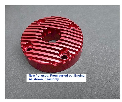 Vintage ops engine finned red - finned,