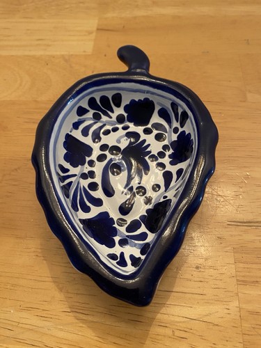 Talavera mexican pottery blue - talavera,