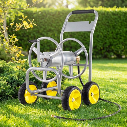Wheel garden water hose reel - hose,