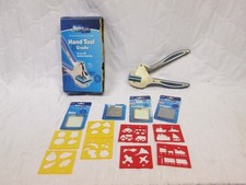Craft QuicKutz Hand Tool - Boxed  with some  Dies. Missing Cradle.
