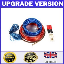 Car Audio Wiring Kit UK 8 Gauge 1500W Cable Subwoofer for Edge Vibe Car Audio