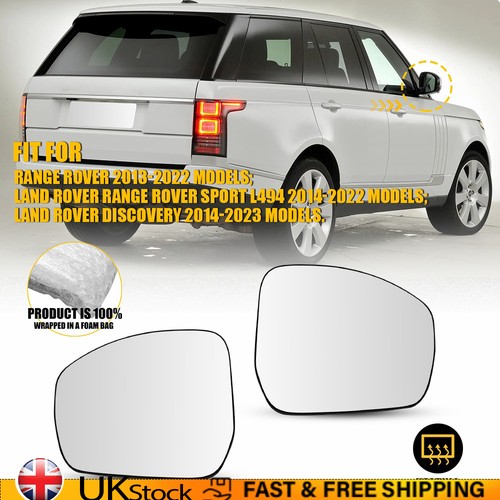 Wing mirror glass heated left - glass,