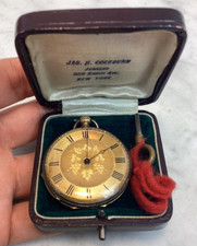 Antique 18k gold pocket watch - antique,