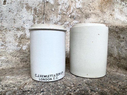 Pair antique apothecary - pair,