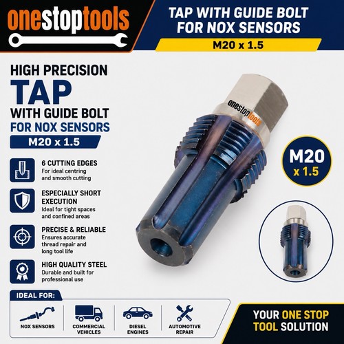Tap with guide - bolt, for