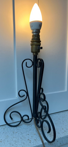 Vintage wrought iron scroll
