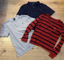 3 X Ralph Lauren Polo Kids Bundle T Shirts Age 10-12
