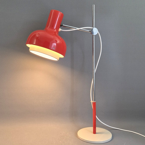 Vintage orange desk lamp josef - vintage,