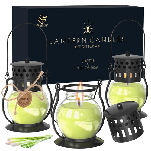 Citronella candles outdoor - citronella,