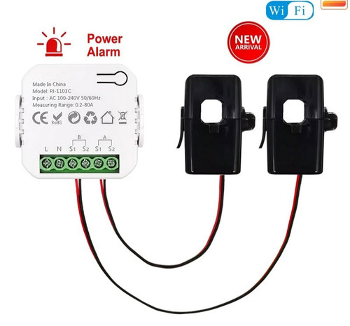 80a wifi energy meter solar - energy, ct