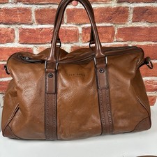 Ladies Ted Baker Brown Weekend Leather Duffle Bag Handbag Shoulder Large