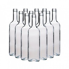 Clear Wine Bottles 750ml