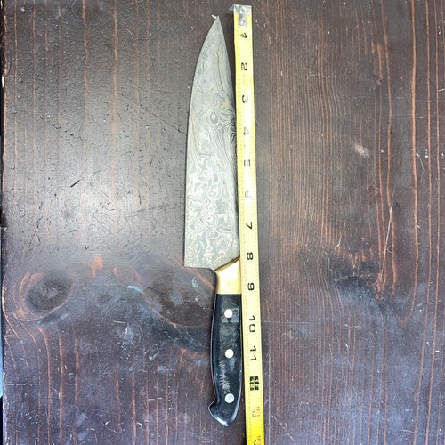 Damascus steel chef knife - damascus,