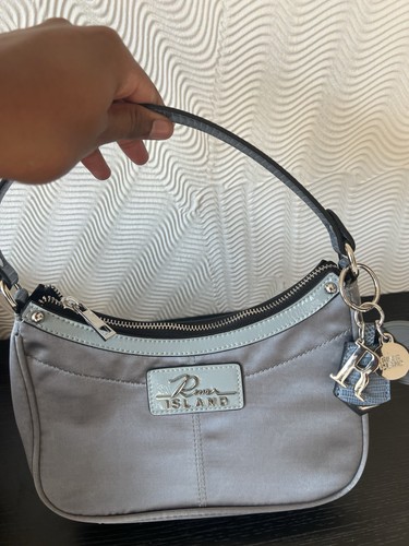 River island grey shoulder bag - river,