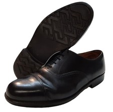 Service Shoes Black Leather
