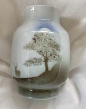 Deer vase Highbank  porcelain Lochgilphead Scotland