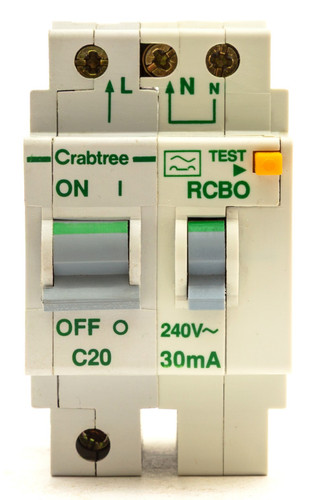 Crabtree polestar rcbo rcd - crabtree,