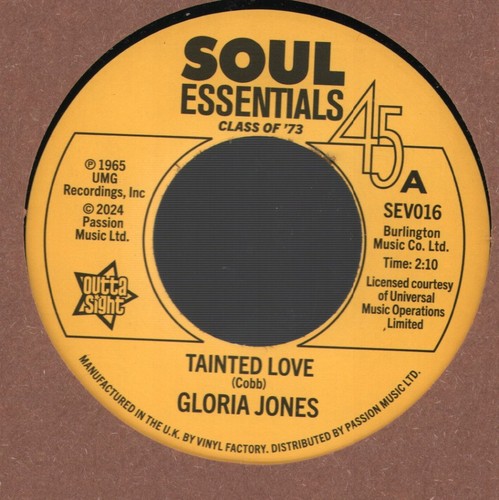 Gloria jones tainted love - gloria, 7"
