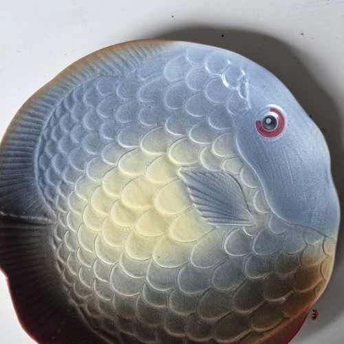 Grey cream fish shaped - cream, fish-shaped