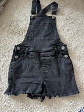 M&S Kids Black Dungarees