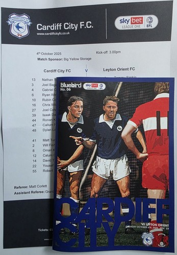 Cardiff city leyton - city, orient