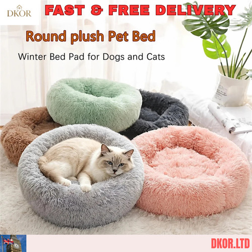 Washable dog bed donut soft - dog,