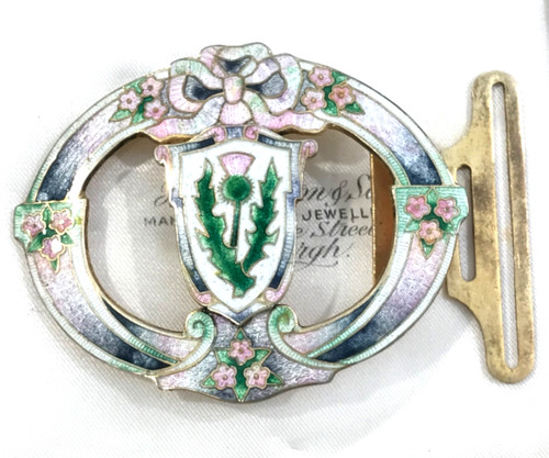 Antique silver gilt enamel - antique,