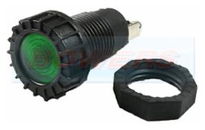 Green Classic Car Dash Board