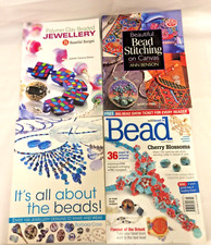 4x Books Polymer Clay Beaded