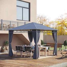 Large Metal Frame Gazebo with