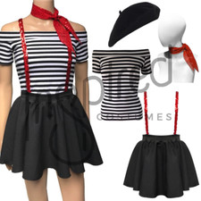 Girls MIME Artist Costume
