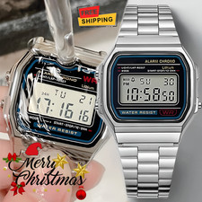 Classic Silver Digital Watch