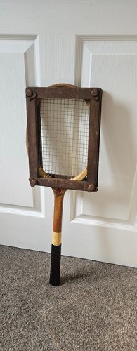 Vintage wooden tennis - , racket