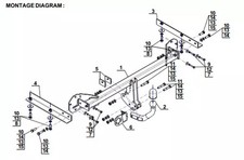 Swan Neck Tow Bar For HONDA