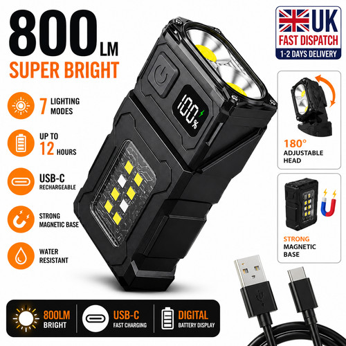 Rechargeable led flashlight - led,