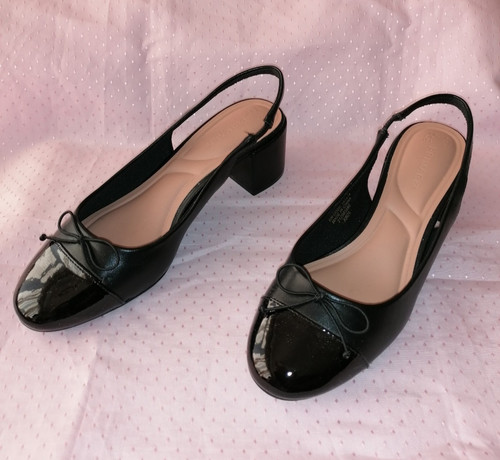 Primark black slingback - black,