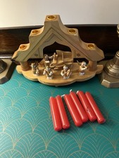 Vintage Christmas Wooden Orchestra candle Arch